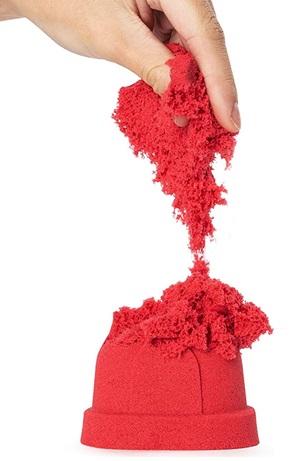 ARENA MAGICA MAGNETICA KLUGER DE COLOR ROJO POTE 1KG.